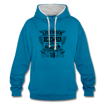 Geburtstag Geschenk Mann Hoodie - Dezember 2002 18 Geburtstag Männer Frauen