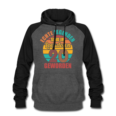 Geburtstag Geschenk Mann Hoodie - 20.Geburtstag Mann Retro Geschenk
