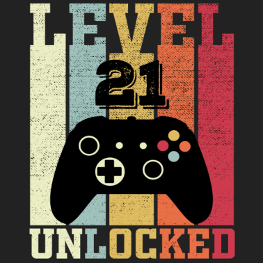 Motiv Herren 21. Geburtstag Mann 21 Jahre Level 21 Männe