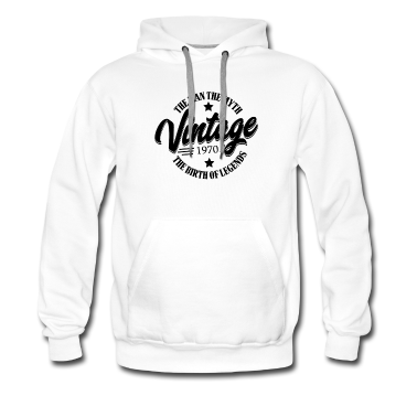 Geburtstag Geschenk Mann Hoodie - 50 Geburtstag Männer Jahrgang 1970 Vintage