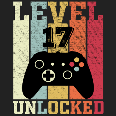 Motiv Herren 17. Geburtstag Mann 17 Jahre Level 17 Männe