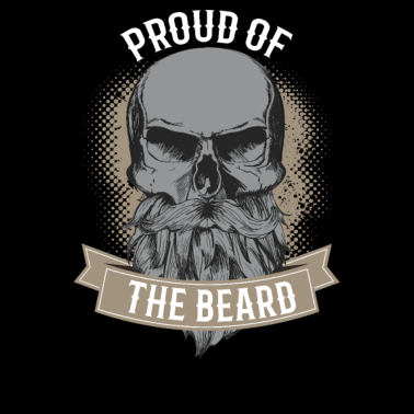 Motiv Bart Totenkopf Barber Geschenk Geburtstag Mann