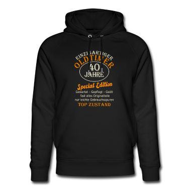 Geburtstag Geschenk Mann Hoodie - 40 Geburtstag Mann Männer 40 Jahre Herren Geschenk