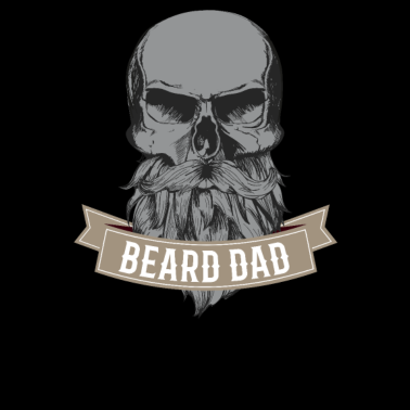 Motiv Bart Totenkopf Barber Geschenk Geburtstag Mann