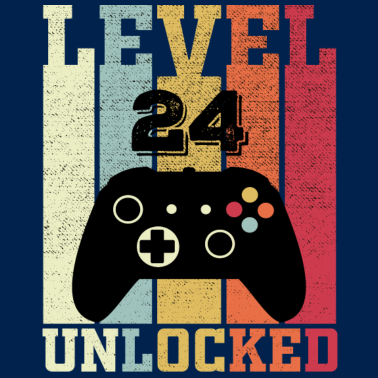 Motiv Herren 24. Geburtstag Mann 24 Jahre Level 24 Männe