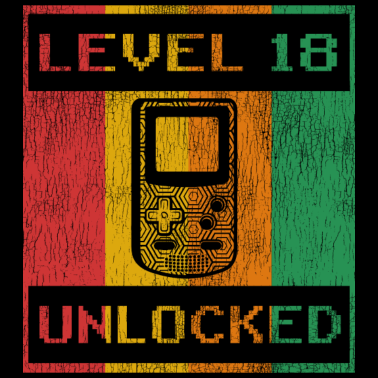 Motiv 18. Geburtstag Mann Level 18 Jahre Männer 2003