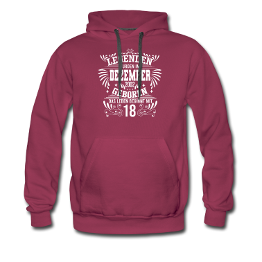 Geburtstag Geschenk Mann Hoodie - Dezember 2002 18 Geburtstag Männer Frauen