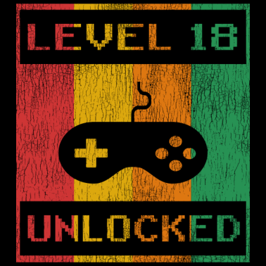 Motiv 18. Geburtstag Mann Level 18 Jahre Männer 2003