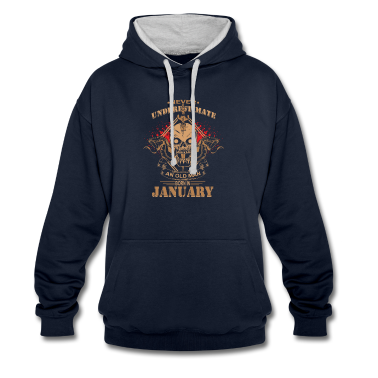 Geburtstag Geschenk Mann Hoodie - Januar Geburtstag Männer Biker Rocker Motorrad