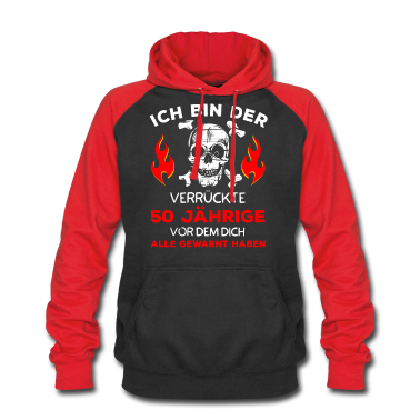 Geburtstag Geschenk Mann Hoodie - Ich bin der Verrückte 50 Jährige Geburtstag Männer