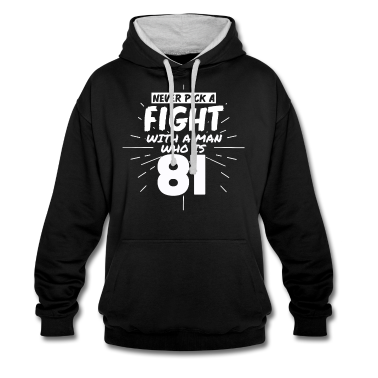 Geburtstag Geschenk Mann Hoodie - 81.Geburtstag Männer 81 Jahre alt Mann