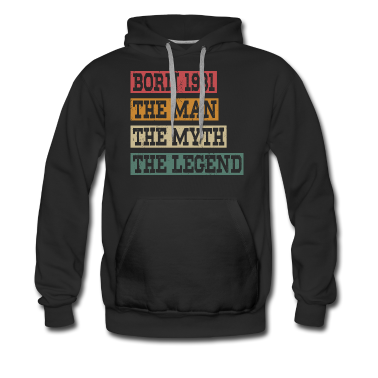 Geburtstag Geschenk Mann Hoodie - Jahrgang 1981 Geburtstag Mann Mythos Legende