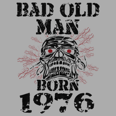 Motiv Böser Alter Mann 1976 Geboren Geburtstag Männer