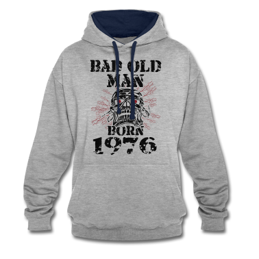 Geburtstag Geschenk Mann Hoodie - Böser Alter Mann 1976 Geboren Geburtstag Männer