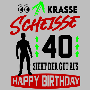 Motiv Sprüche Geburtstag Mann Gut aussehen 40