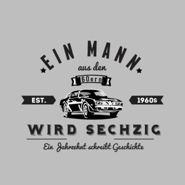 Motiv 60. Geburtstag Mann 60er Jahre