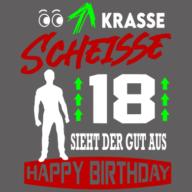 Motiv Sprüche Geburtstag Mann Gut aussehen 18