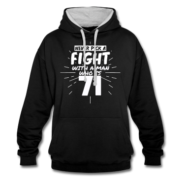 Geburtstag Geschenk Mann Hoodie - 71.Geburtstag Männer 71 Jahre alt Mann