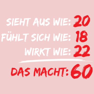 Motiv 60. Geburtstag Männer Frauen Geschenk