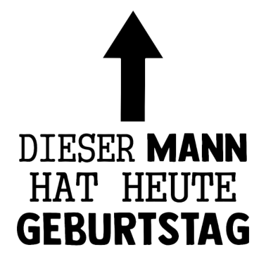 Motiv MANN HEUTE GEBURTSTAG!
