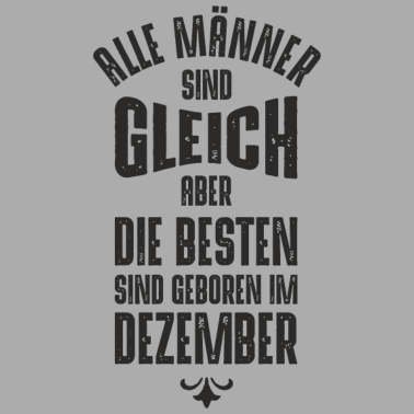 Motiv MÄNNER GEBURTSTAG DEZEMBER