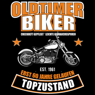 Motiv 60. Geburtstag Mann Biker Geschenk witzig Motorrad