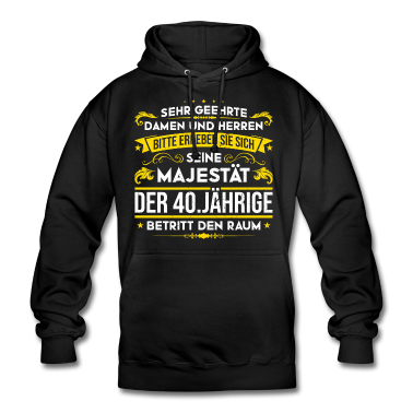 Geburtstag Geschenk Mann Hoodie - 40.Geburtstag Mann Frau Geschenk