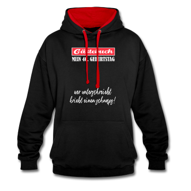 Geburtstag Geschenk Mann Hoodie - 40. Geburtstag Mann Frau 40 Jahre
