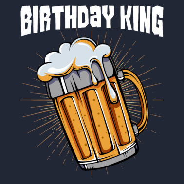 Motiv Geburtstag Mann Bier King Geschenk