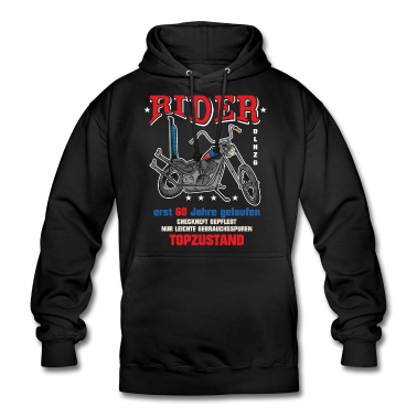 Geburtstag Geschenk Mann Hoodie - 60. Geburtstag Mann Biker Geschenk witzig Motorrad