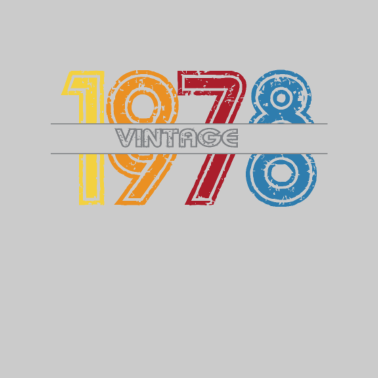 Motiv 1978 Vintage Geburtstag Männer Frauen