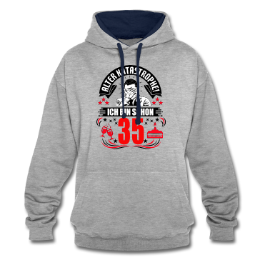 Geburtstag Geschenk Mann Hoodie - 35. Geburtstag Mann Geschenk lustig Geburtstag 35