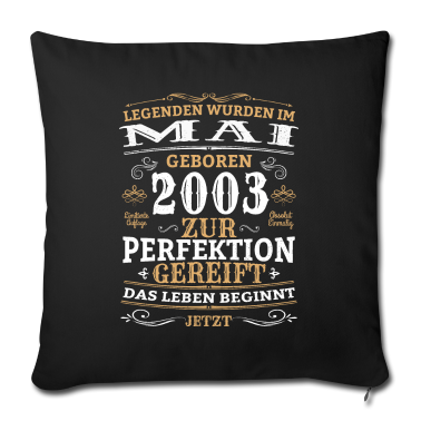 Geburtstag Geschenk Mann Kissenbezug - Retro Vintage Legendär Geburtstag Mai 2003