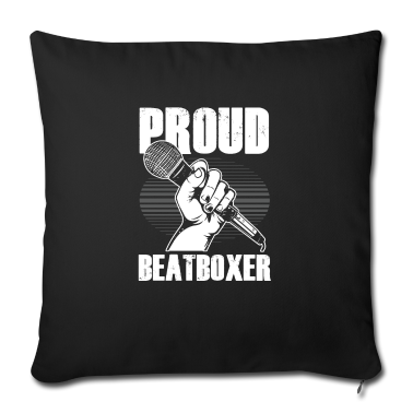 Geburtstag Geschenk Mann Kissenbezug - Stolzer Beatboxer Mikrofon Rap Hiphop DJ Geschenk