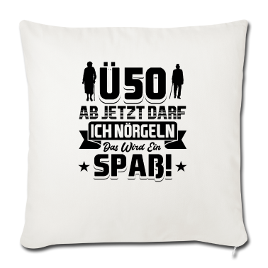 Geburtstag Geschenk Mann Kissenbezug - 50 Geburtstag Mann