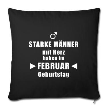 Geburtstag Geschenk Mann Kissenbezug - Februar Geburtstag Mann