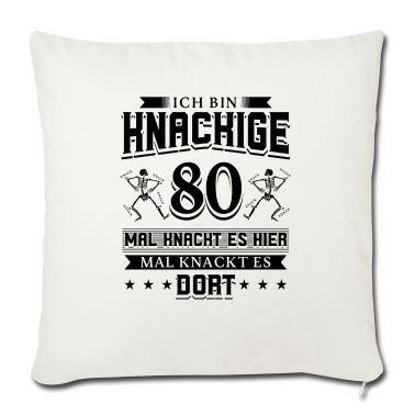 Geburtstag Geschenk Mann Kissenbezug - 80 Geburtstag Mann