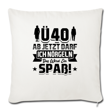 Geburtstag Geschenk Mann Kissenbezug - 40 Geburtstag Mann