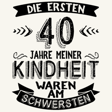 Motiv 40 Geburtstag Mann