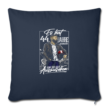 Geburtstag Geschenk Mann Kissenbezug - 44. Geburtstag Männer Biker Rocker