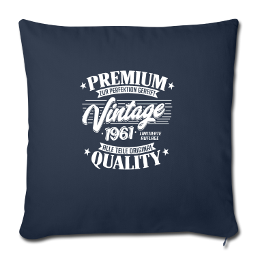 Geburtstag Geschenk Mann Kissenbezug - Jahrgang 1961 Geburtstag Männer und Frauen
