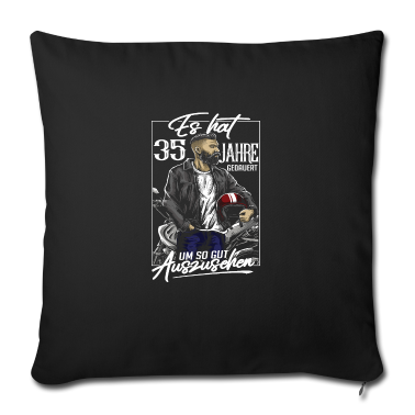 Geburtstag Geschenk Mann Kissenbezug - 35. Geburtstag Männer Rocker Biker