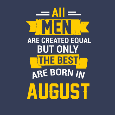 Motiv August, Geburtstag, Männer