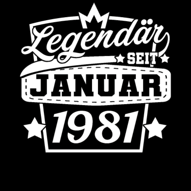 Motiv Januar 1981 Geburtstag Männer Frauen