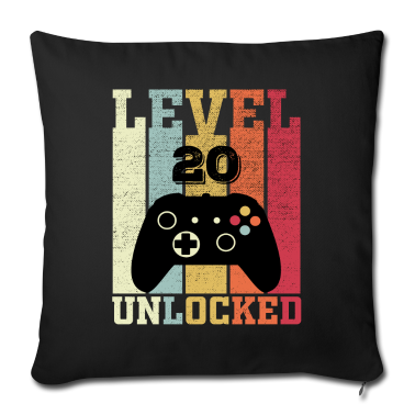 Geburtstag Geschenk Mann Kissenbezug - Herren 20. Geburtstag Mann 20 Jahre Level 20 Männe