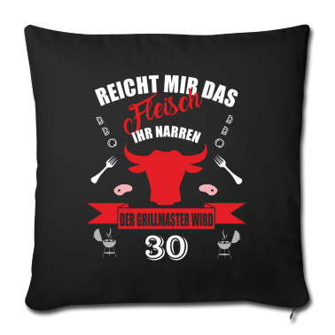 Geburtstag Geschenk Mann Kissenbezug - 30 Geburtstag Mann Geschenk Grillen BBQ