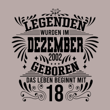 Motiv Dezember 2002 18 Geburtstag Männer Frauen