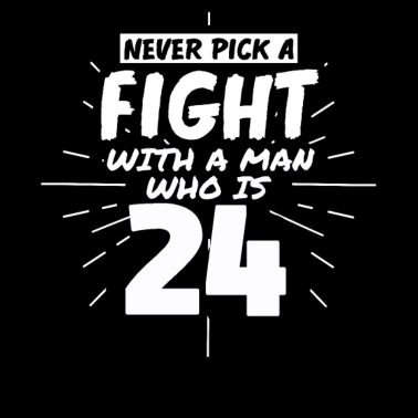 Motiv 24.Geburtstag Männer 24 Jahre alt Mann