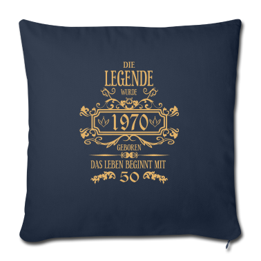 Geburtstag Geschenk Mann Kissenbezug - 50 Geburtstag Männer und Frauen Vintage stil