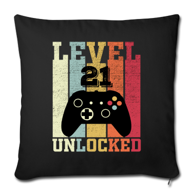 Geburtstag Geschenk Mann Kissenbezug - Herren 21. Geburtstag Mann 21 Jahre Level 21 Männe